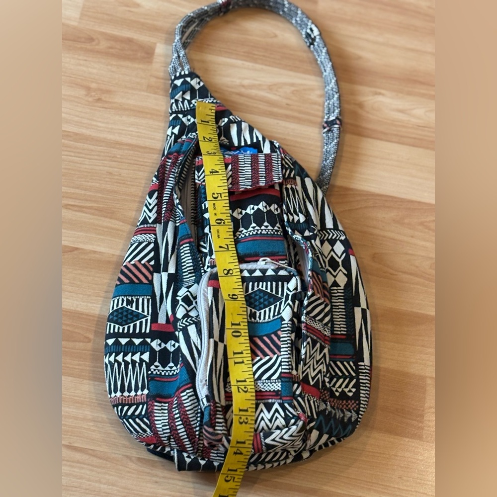 Kavu Rope Geometric Patterned Sling Bag - Picture 4 of 6